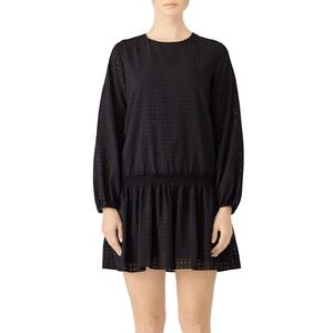 Waverly Grey Sasha Dress Black Chiffon Size M